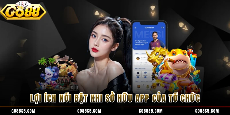 Lợi ích nổi bật khi sở hữu app của tổ chức 